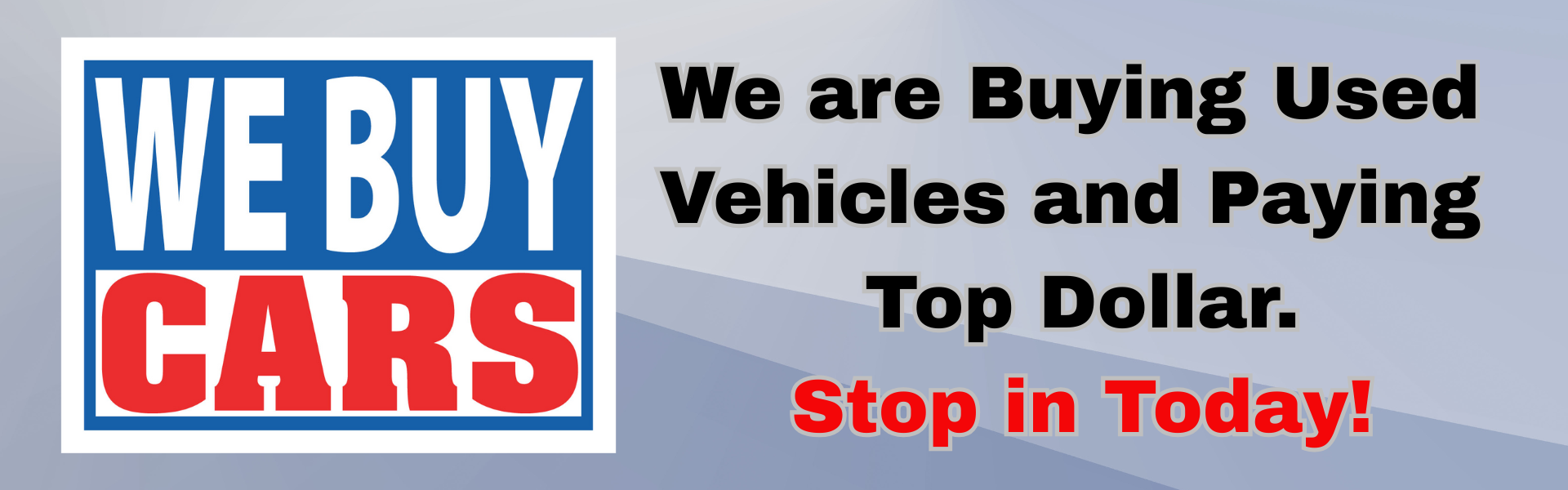 Buying used vehicles banner June 2025